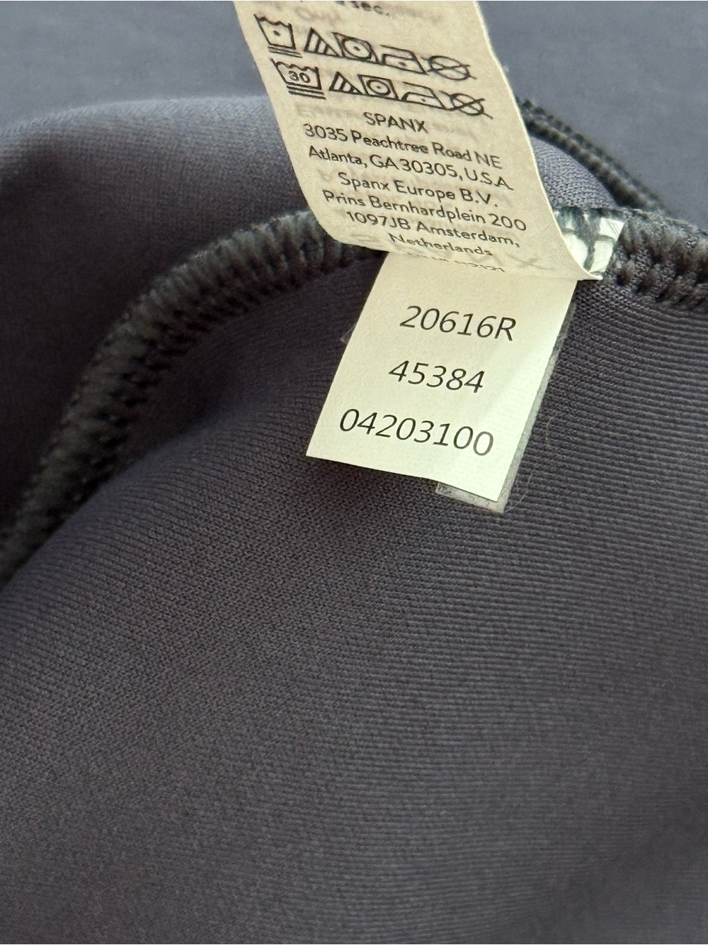 Spanx Air Essentials Tank Midi Dress | Dark Storm Grey | 1X - Picture 7 of 9